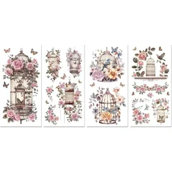 Rub on Transfer Decals for Furniture Crafts 6