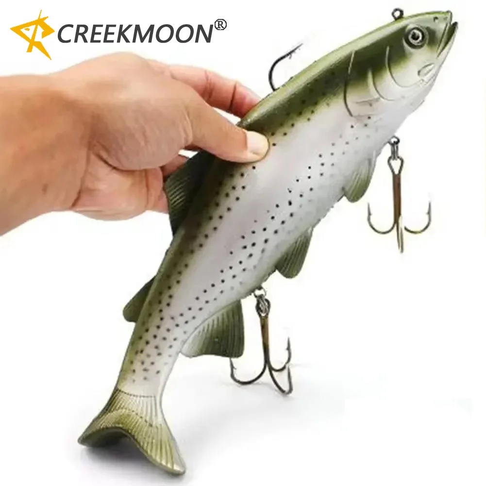 Iscas Artificiais Wobblers 20/30cm, Grande Tamanho, Isca de Pesca Marinha, Simulador de Peixe, Isca Crank para Peixes de Água Profunda