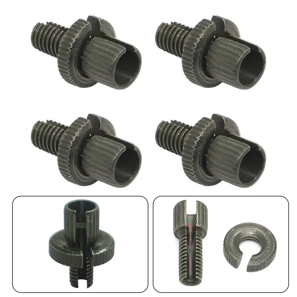 4pcs Adjuster Nuts Universal 8mm M8 Brake Clutch Cable Adjuster Nuts Bolts For Motorcycle ATV Clutch Brake Perches Nuts