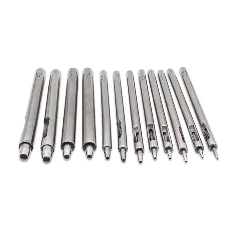 

Leather Carving Punching Tool Leather Punching And Punching Set DIY Tool 0.5-5Mm Multi-Specification