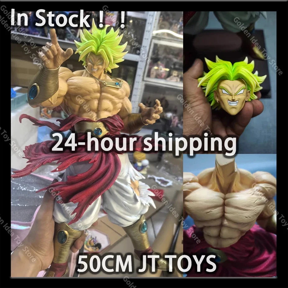 

В наличии 50 см CK & JT игрушки Dragon Ball аниме фигурки Broly фигурка Super Saiyan Broli коллекция фигурок статуя из ПВХ модель подарки