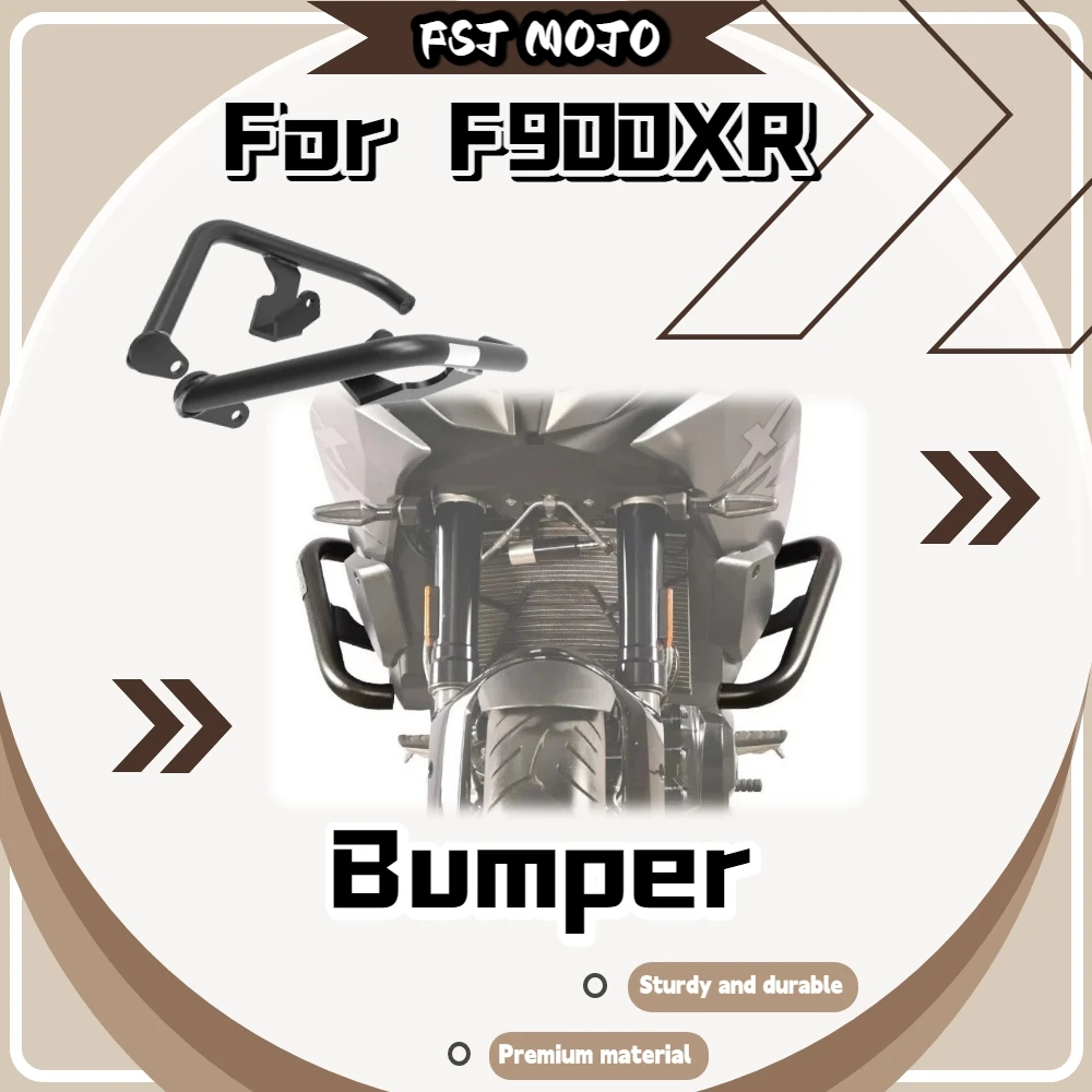 For  F900XR Motorcycle Racing Crash Bar, Thickened Steel Anti-Fall Bumper Full Wrap Engine Frame Protection Mod Accessories