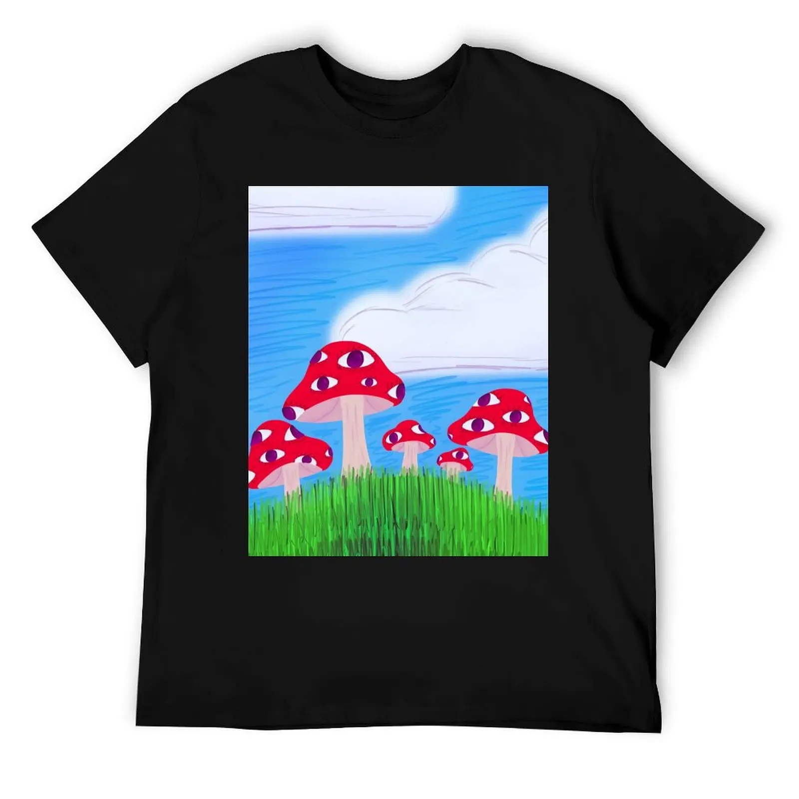 

Mushroom Spots T-Shirt t shirt man casual anime tshirt cotton tshirt 100% T-Shirt