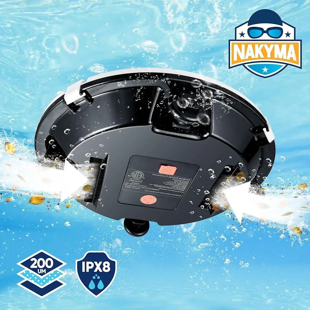 무선 로봇식 풀 진공 청소기 지능형 경로 청소 150-180분 지상 풀 청소기 위의 배터리 구동 효율적