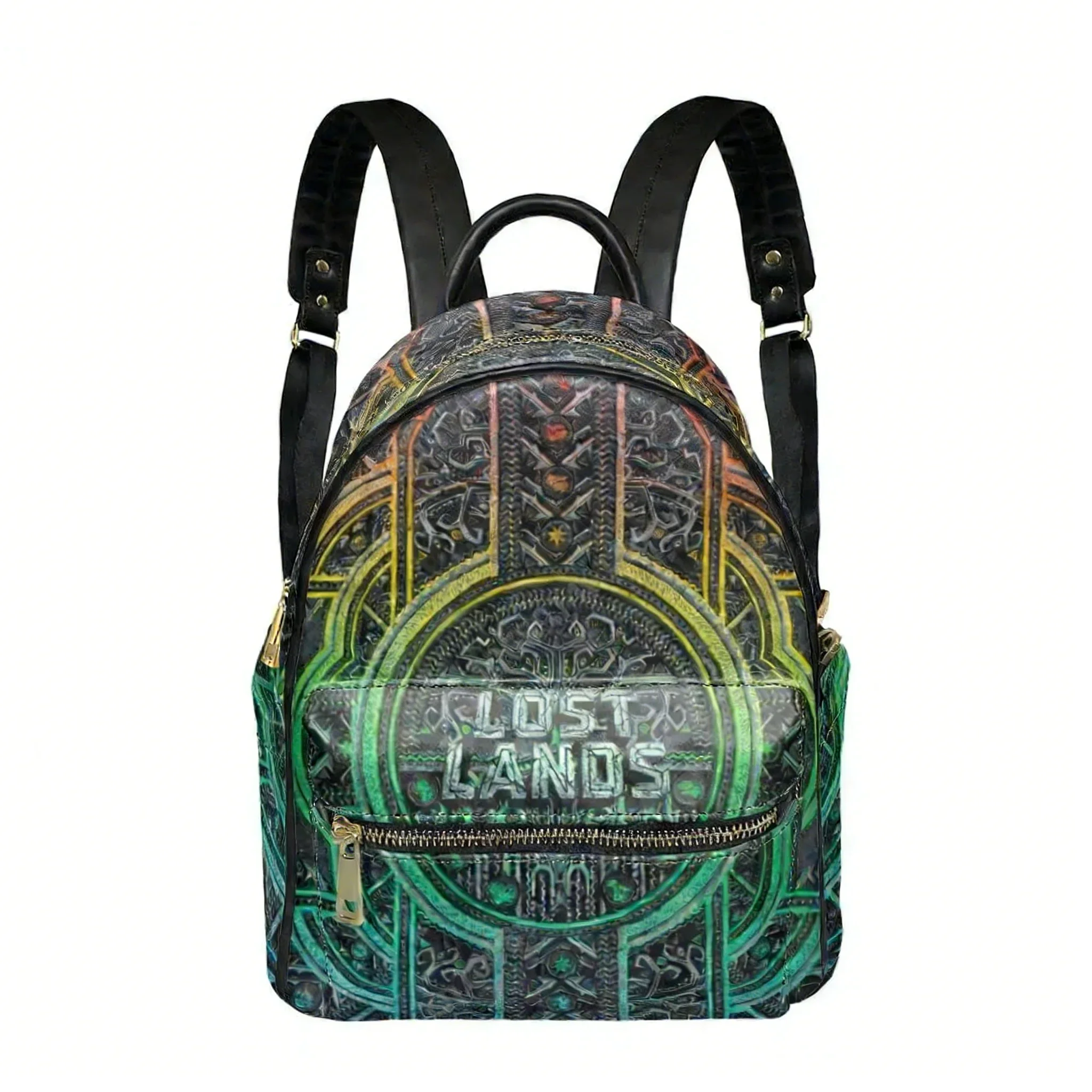 Lost Lands Music Festival Backpack Womens Men Personalized Double Shoulder Bag Business Travel Bookbag Rucksack Gift Daypack