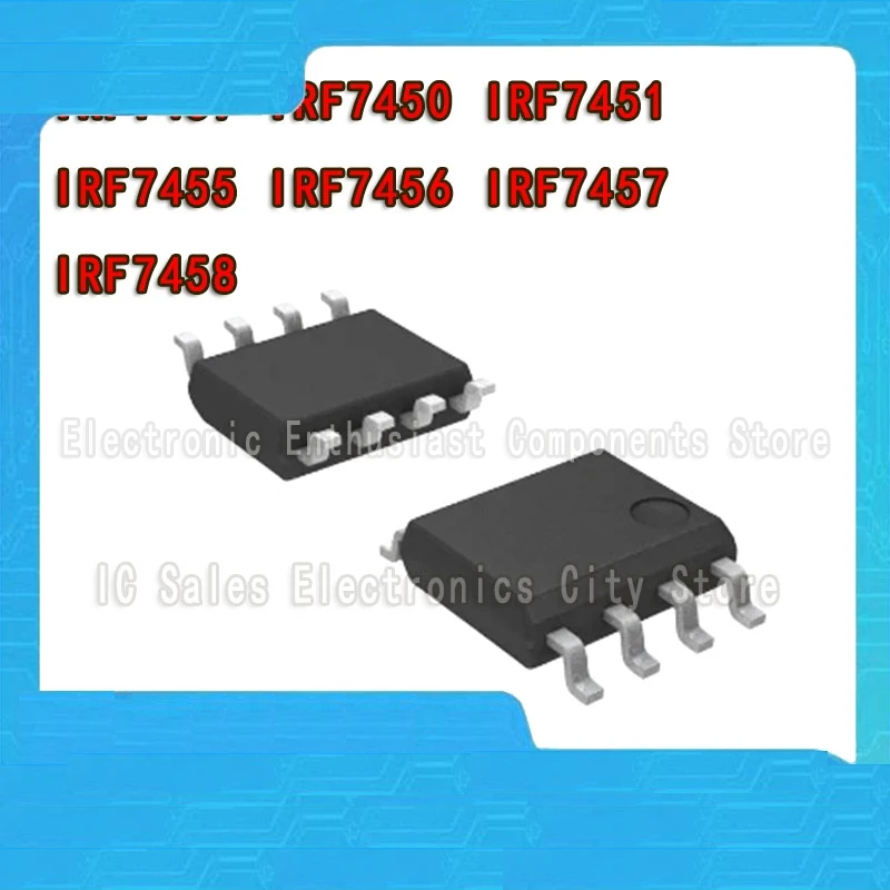 10피스 100% 뉴보 IRF7450 IRF7459TRPBF IRF7459TR IRF7459 IRF7451 IRF7455 IRF7456 IRF7457 IRF7458 TRPBF SOP8