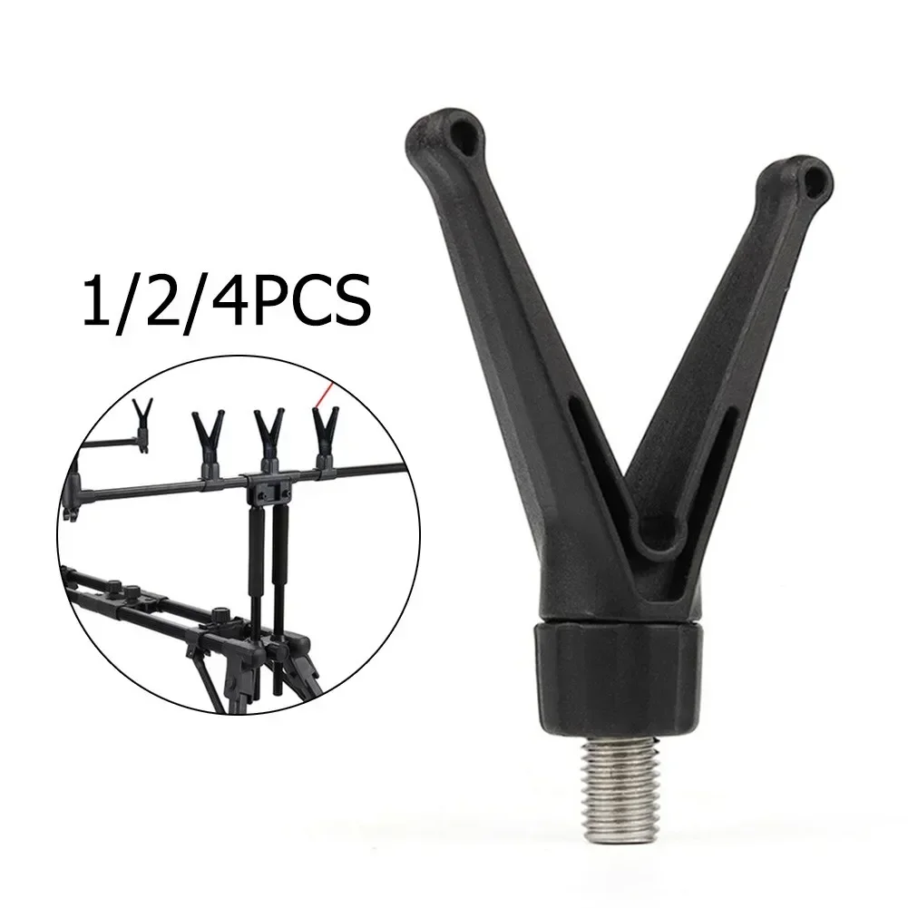 1/2/4pcs Carp Fishing Rod Rest Head Rod Holder Bracket Head V Shape Pole Stand Fishing Rod Rest Head Tools Parts