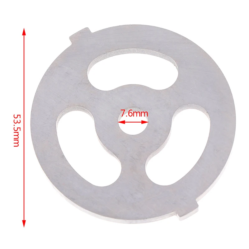 1pc Stainless Steel Meat Grinder Plate Net Knife Meat Grinder Parts Meat Hole Plate Large 3 Holes