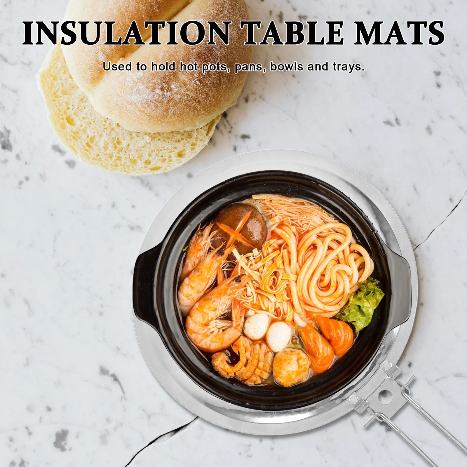 

Kitchen Heat Diffuser Insulation Pad Coffee Pot Guard Milk Pot Mat Hollow Handle Pan Cooker Stove Induction Plate