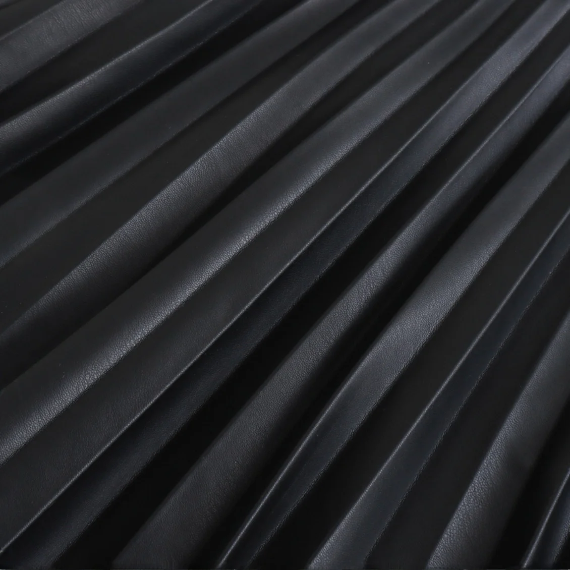 ZBZA ฤดูใบไม้ผลิใหม่ผู้หญิง Faion Design กระโปรงหนัง Faux เดินทาง Sle SLIM FIT ort Sve รอบ Ne ปิดซิป