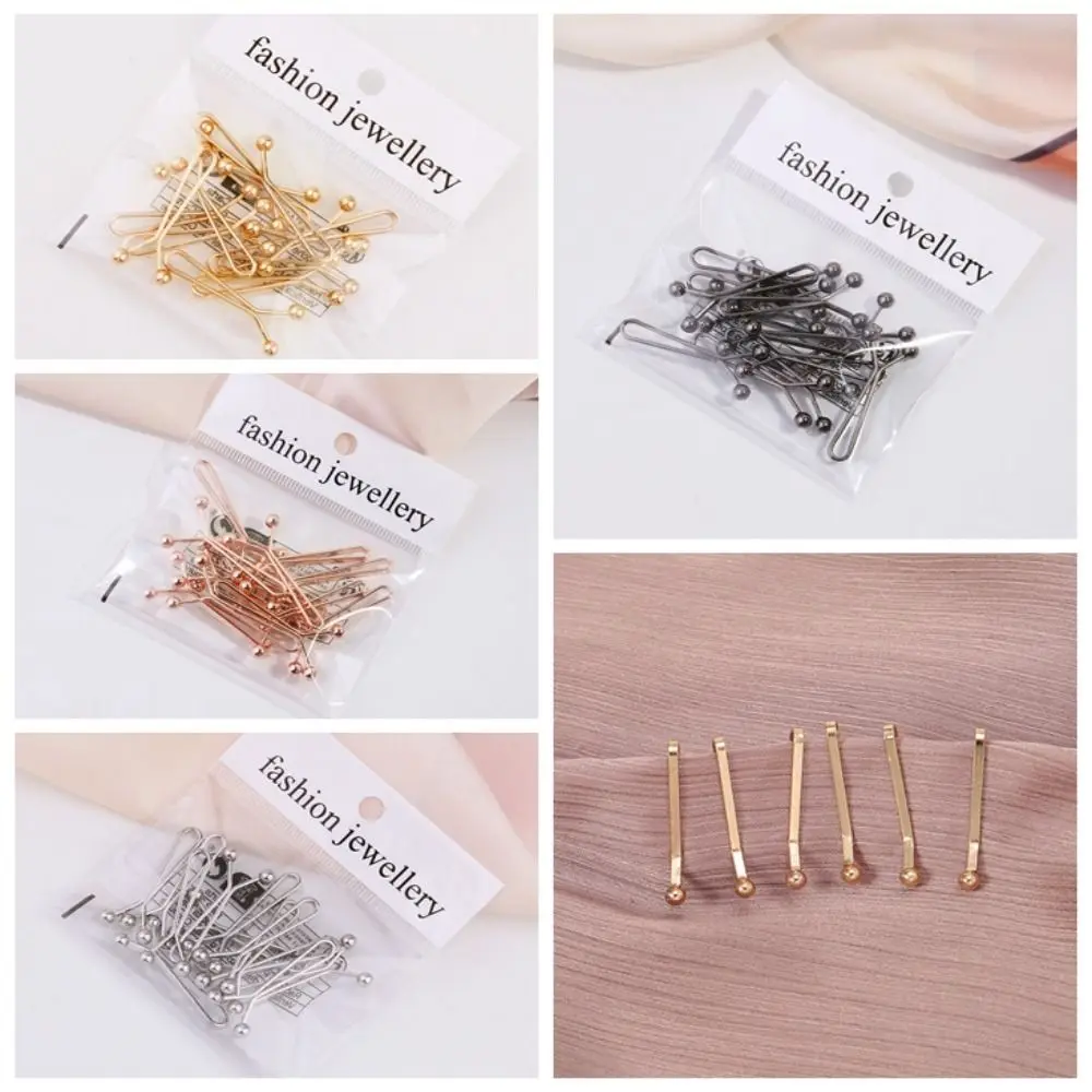 12pcs U-shaped Headscarf Pearl Pins for Women Shawl Bandana Brooch Headscarves Clips Hijab Pins