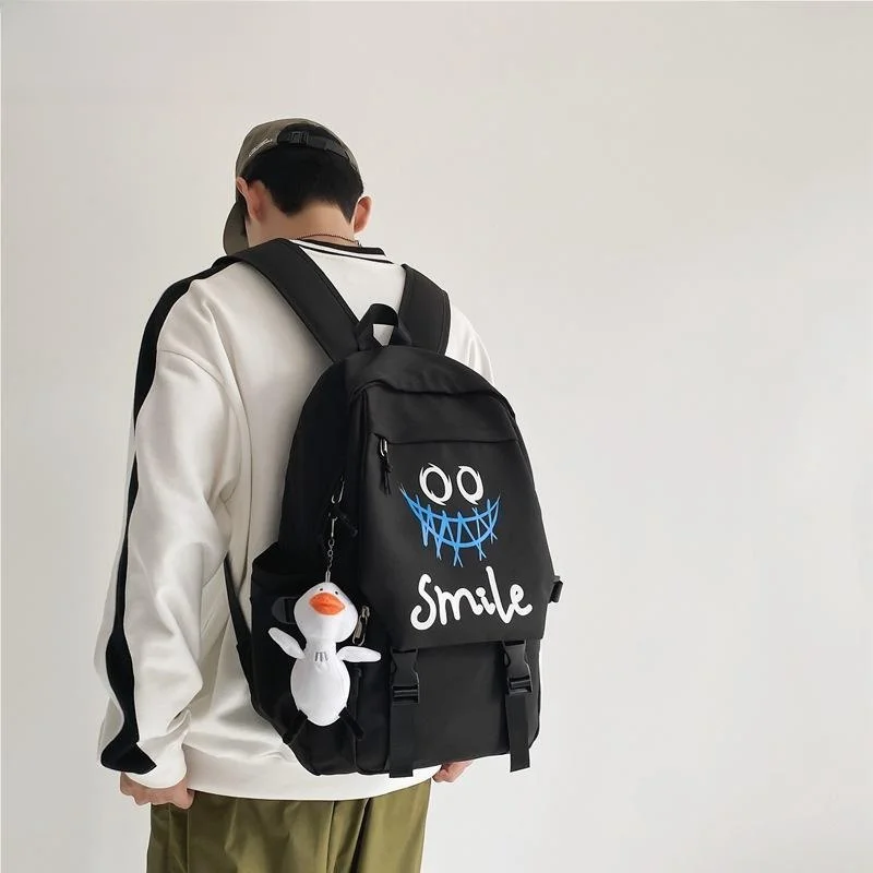 Large Capaci Bapa for Men 2025 New Sle High School And Universi Students Double oulder Bag Trendy Cuter Bag