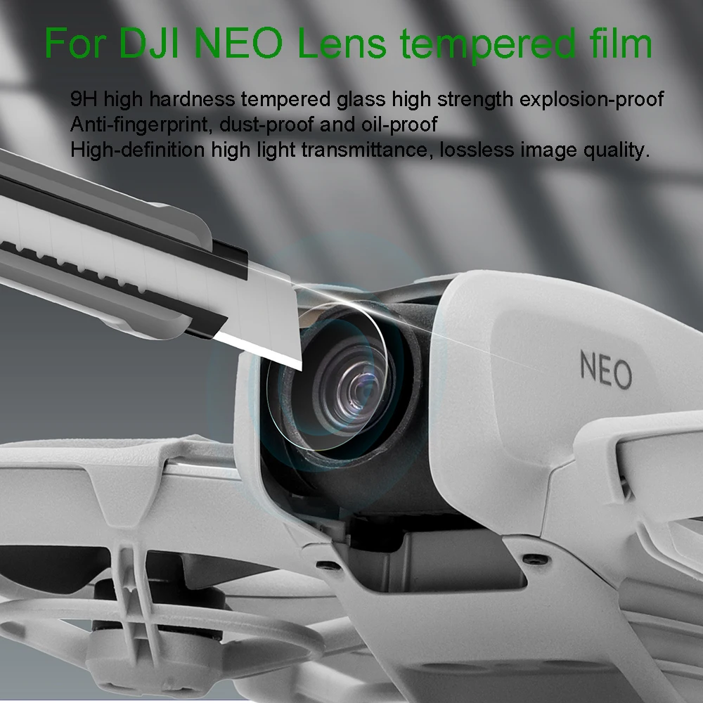 

For DJI NEO Lens Tempered Film Accessories For DJI Handheld Follow-up Aircraft, Lens Film Protection For DJI NEO Accessories