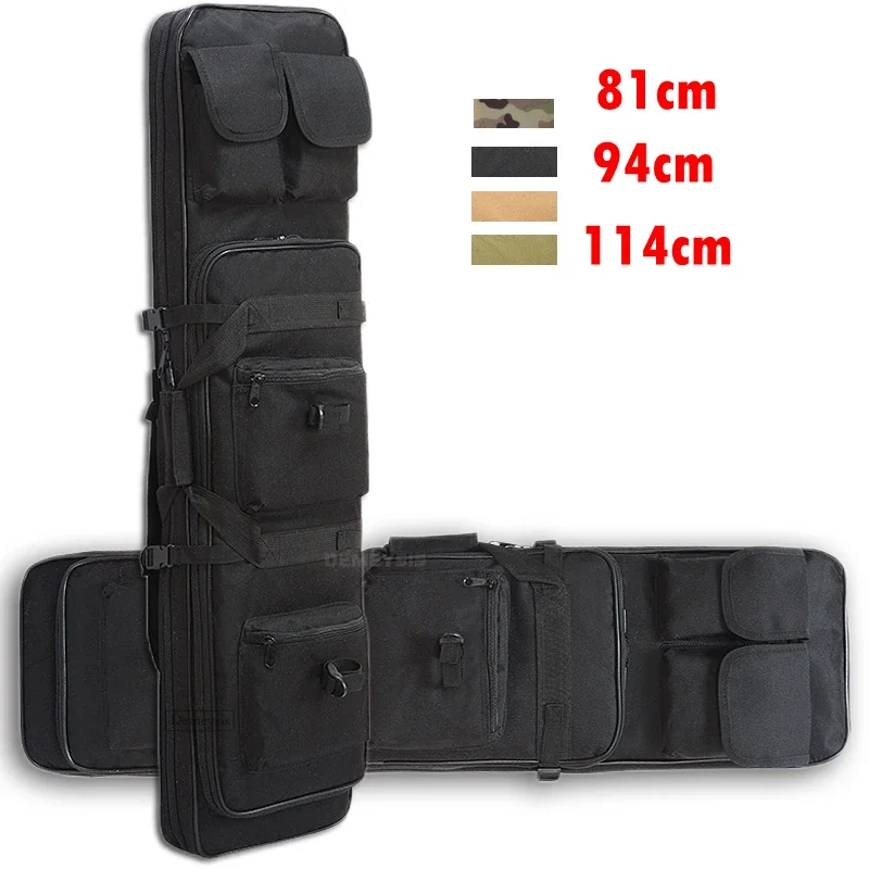 

81 / 94 / 114CM Tactical Gun Bag Hunting Sniper Rifle Bag Shooting Accessories Carrying Gun Protection Backpack Fishing Bag