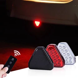 F1 Brake Light Led Car Lights Rear Stop Signal Triangular 12V Trailer Taillights Dynamic Flashing Super Bright With Remote