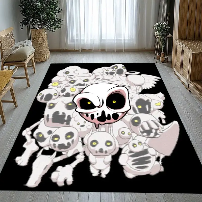 3D Game The Binding Of Isaac Area Rug,Soft Non-Slip Carpet Mat for Living Room Bedroom Playroom,Sofa Floor Rug,Home Decor Gift