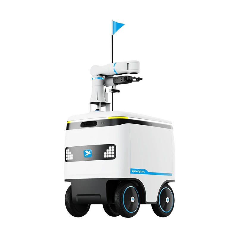 Outdoor Takeout Speedbot Delivery Robot for Food Delivery Robotic Arm Automatic Delivery Robot