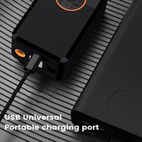 Portable Air Compressor 130 PSI Portable LED Tire Inflator Electric Basketball Air Pump For Car Bike Auto Truck Road Outdoor