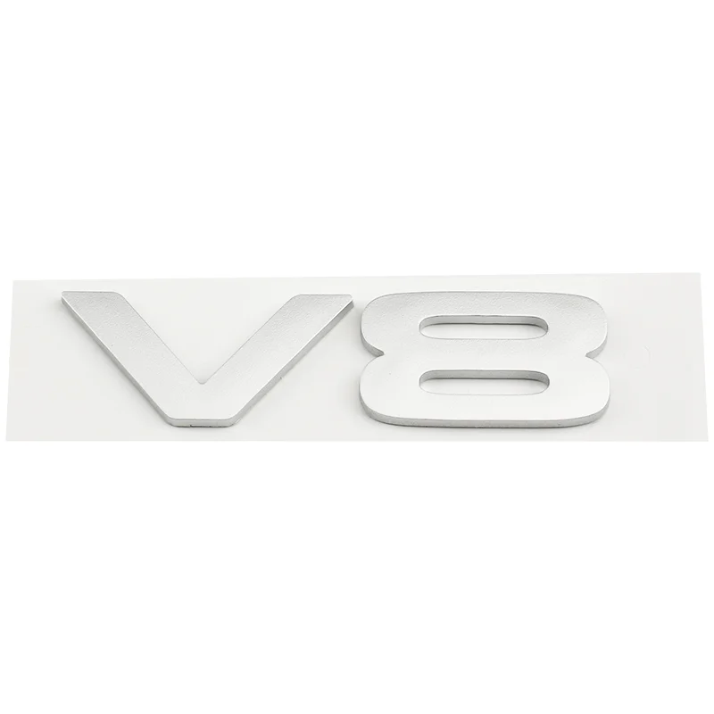 Car ABS Side Door Fender Trunk V8 Logo Badge Emblem Decals Sticker Decoration Accessories For Land Rover DEFENDER 2020-2024 5