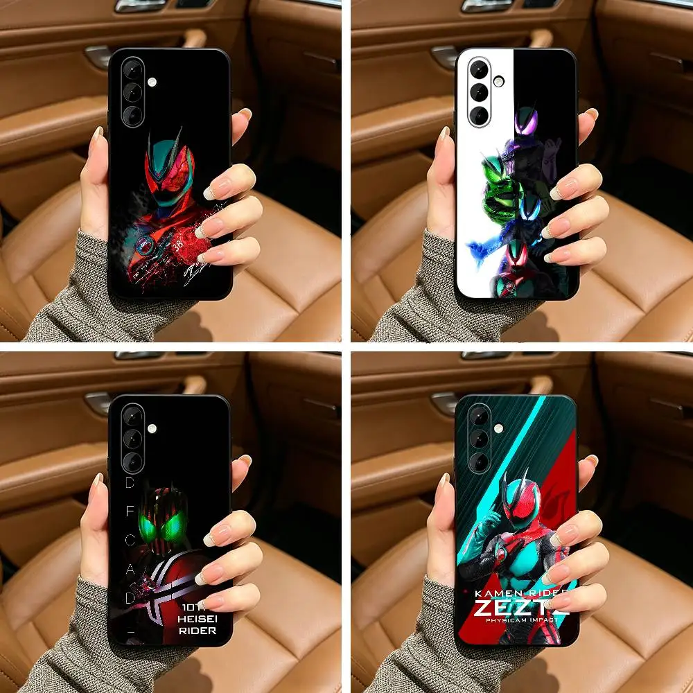 

K-Kamen R-Rider ZeztzS Soft Silicone phone Case for Samsung Galaxy A73/A71/A72/A70/A53/A52/A51 - Black