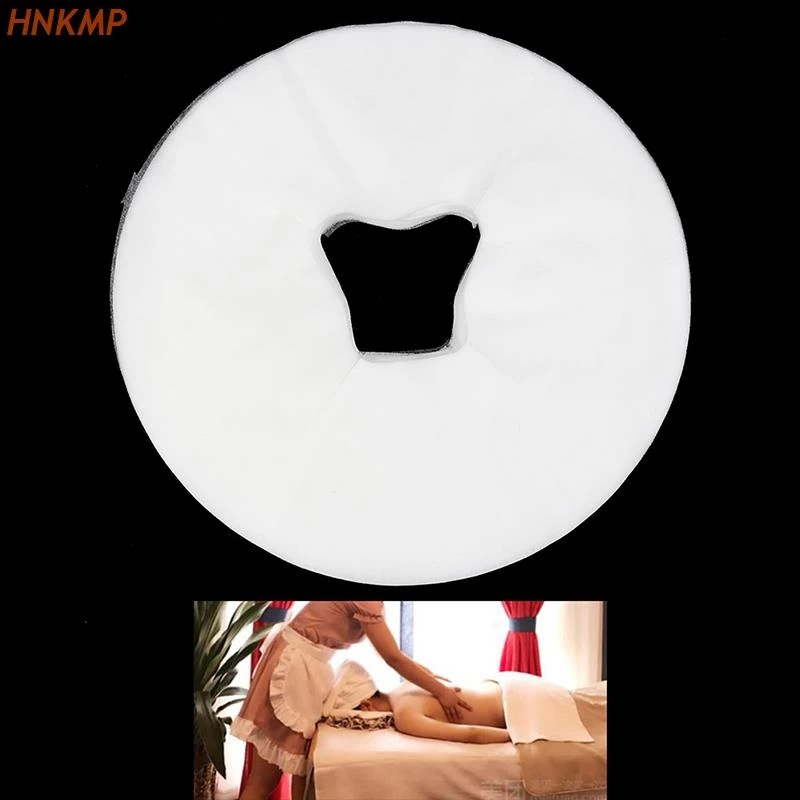 100Pcs Disposable Massage Table Sheets Headrest Pads Face Pillow Cover Cushion Cover Massage Face Cradle Table Head Rest Covers