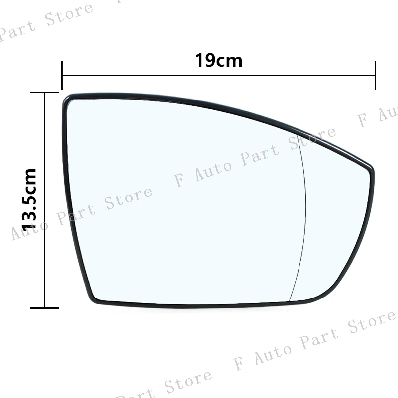 Für Ford S-MAX 2006-2015 C-MAX 2011 2012 2013 2014 2015 KUGA ESCAPE 2008 Seitenspiegelabdeckung Rahmen Rückspiegelglas – Detail 8