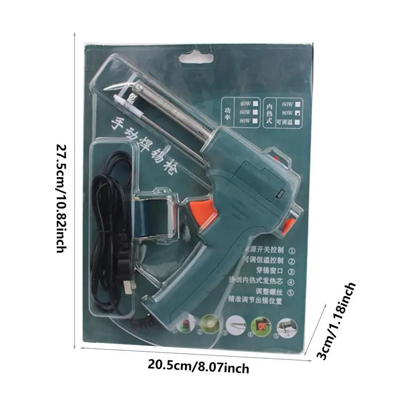 Soldering Kit External Heating Manual Soldering Machine Automatic Send Tin Feed Adjustable Temperature Portable Repair Tool For