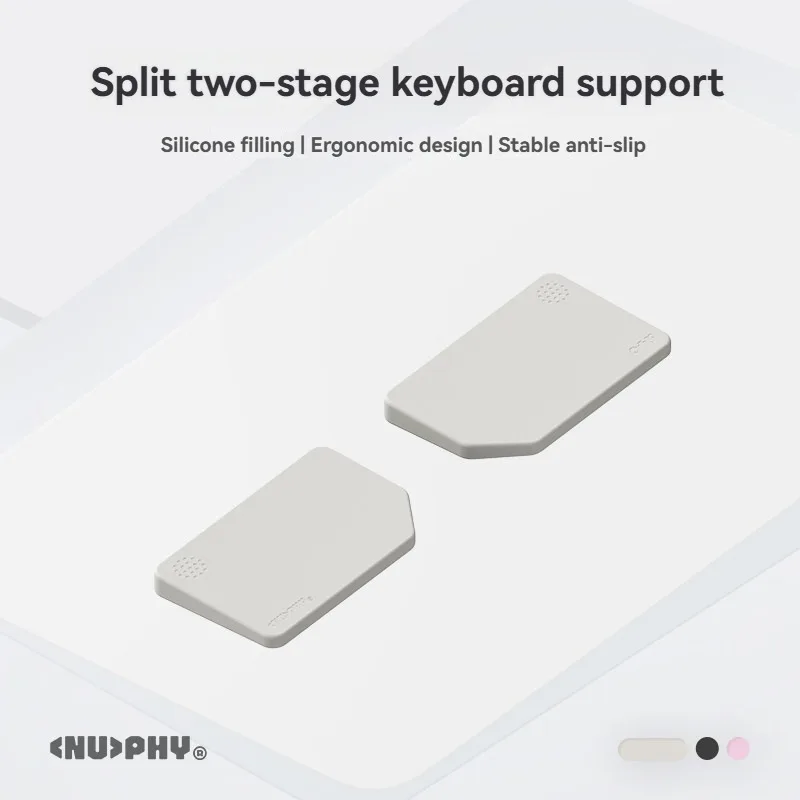 NuPhy Mechanical Keyboard Wrist Rest Height-adjustable Split Two-stage Silicone Wrist Rest Ergonomics Accessories Gift DIY