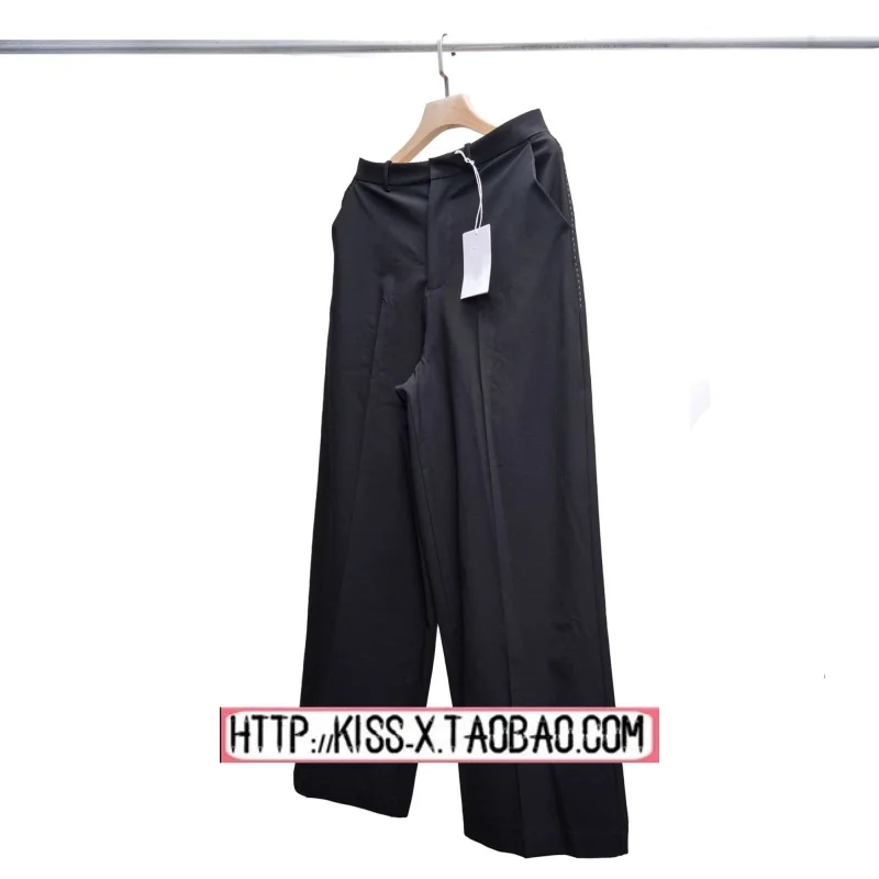 

Повседневные прямые брюки свободного покроя 98M Sle, универсальные брюки для отдыха для пар, модная весенняя коллекция