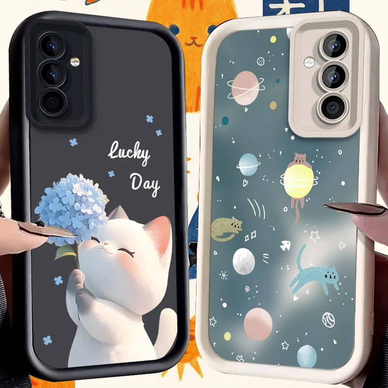 Flower Case for Samsung Galaxy A53 A50 A50S A36 5G A35 A34 A33 A32 A30 A26 A24 A23 A22 A20 A16 A15 A14 A13 A12 4G Back Cover