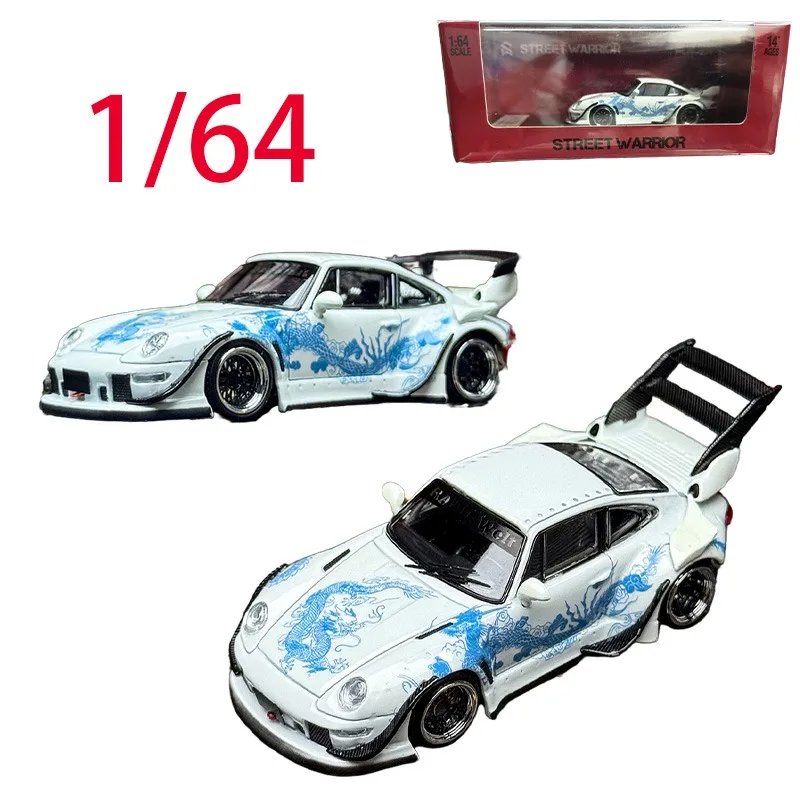 

SW литой под давлением масштаб 1/64 модель автомобиля из сплава Porsche RWB 993 игровые автомобили игрушки для мальчиков оригинальная коллекция коробок