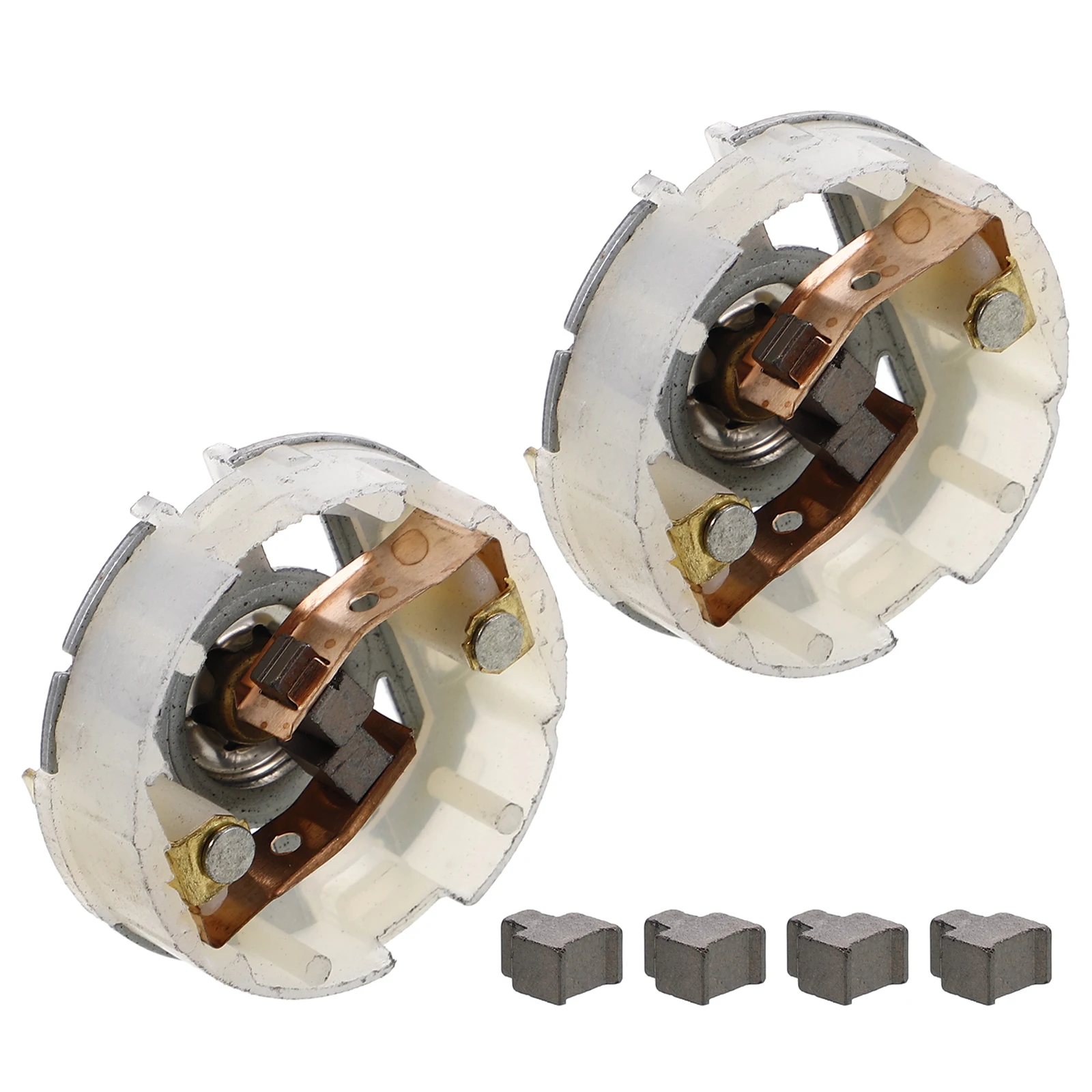 1 set di parti di ricambio per portaspazzole in carbone per accessorio per elettroutensile di riparazione auto per trapano a percussione elettrico a motore