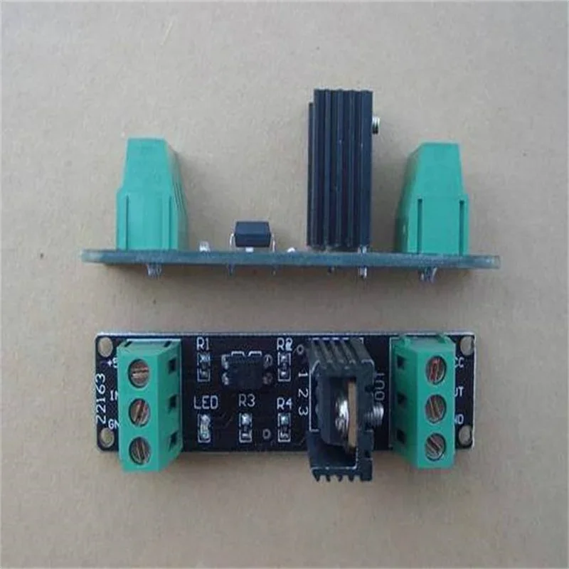 Módulo de control de interruptor FET de transistor Placa de control de interruptor FET de transistor ajustable de voltaje de 3,3-12 V