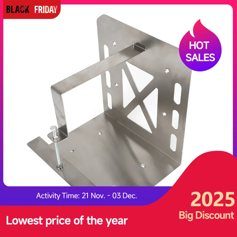 for-yamaha-outboard-stainless-steel-oil-reservoir-tank-bracket-mount-with-bolt-and-nut