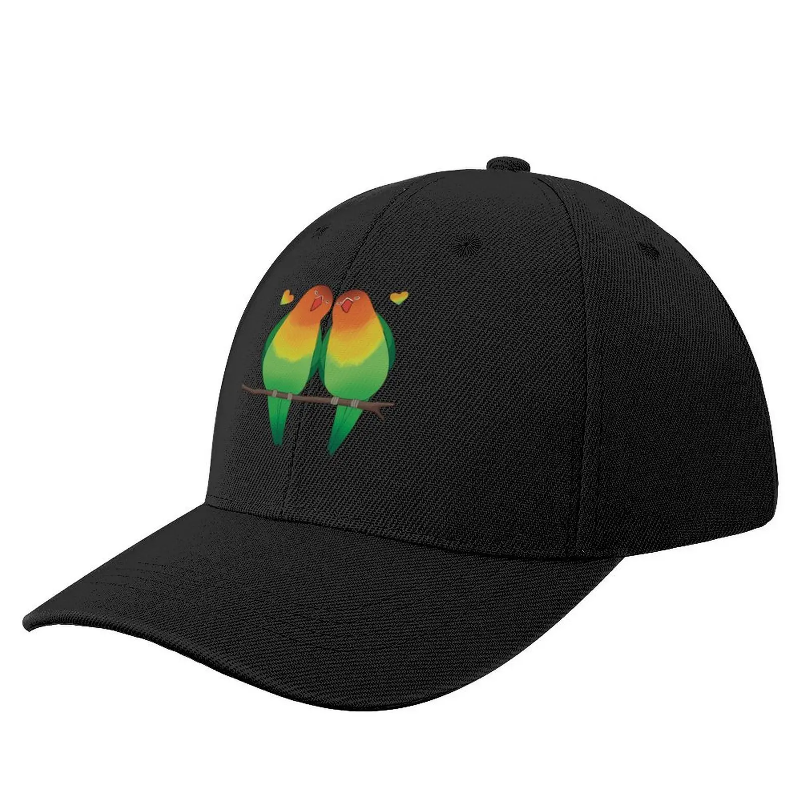 

Mango Lovebirds Baseball Cap Streetwear Golf Cap Trucker Hat Anime Hat Men Caps Women's