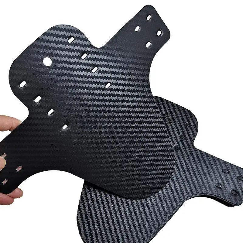 【OD】Bicycle Mountain Carbon Pattern Bike Mud Guard For Front Rear Wheel Mudguard Ultralight Cycling