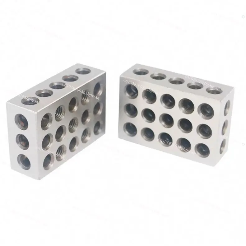Machine Tools 2Pc Sparallel Clamping Block Set 23 Holes 1-2-3