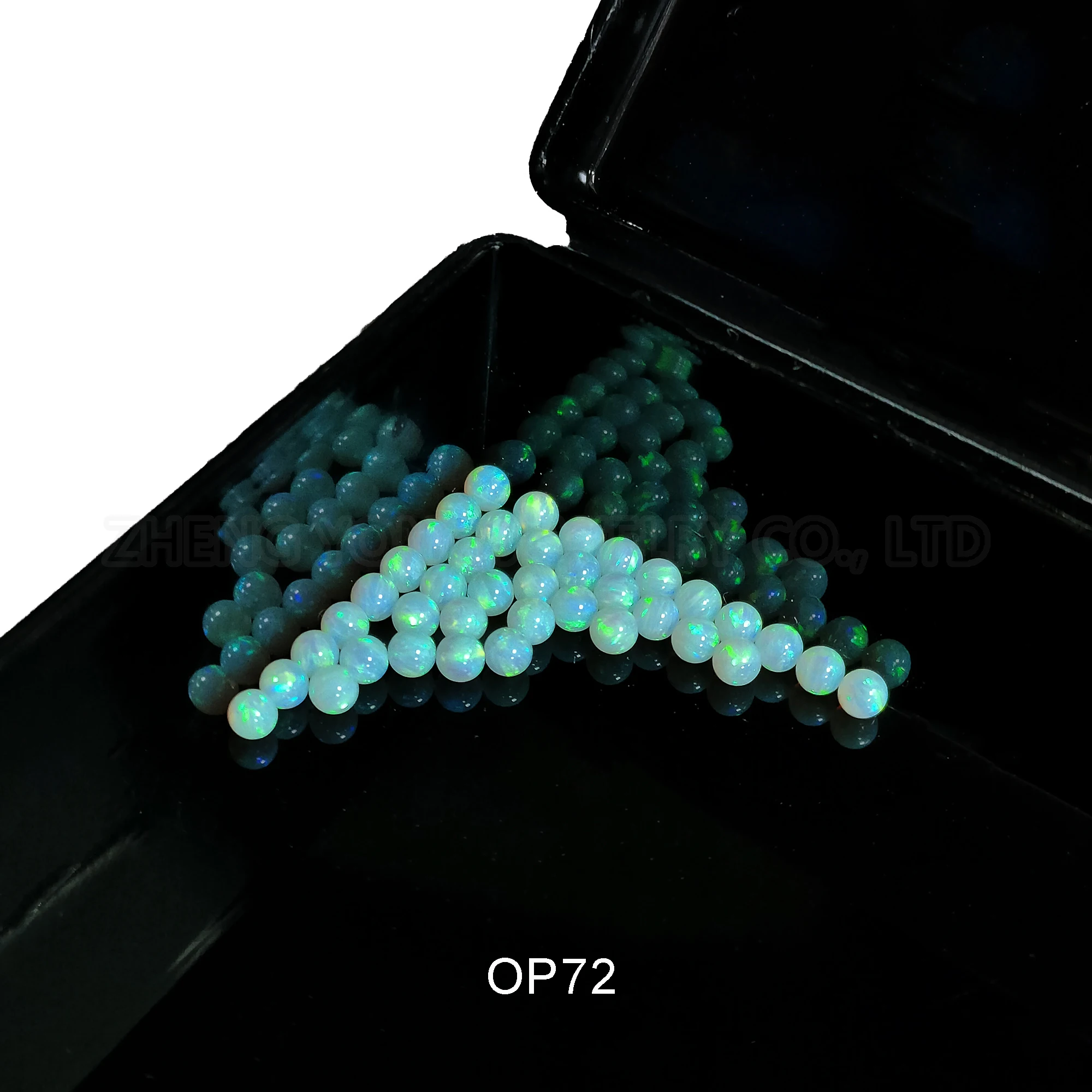 20/50pcs Mint Green Beads for Crafting 2mm-8mm Lab Created Green Fire Opal Beads for Jewelry Making