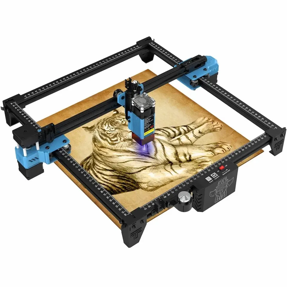 ActionLasers TTS-55 Pro Mini Automatic CO2 Galvo 3D Diode Laser Engraving Machines for Wood Paper Rubber MDF CNC