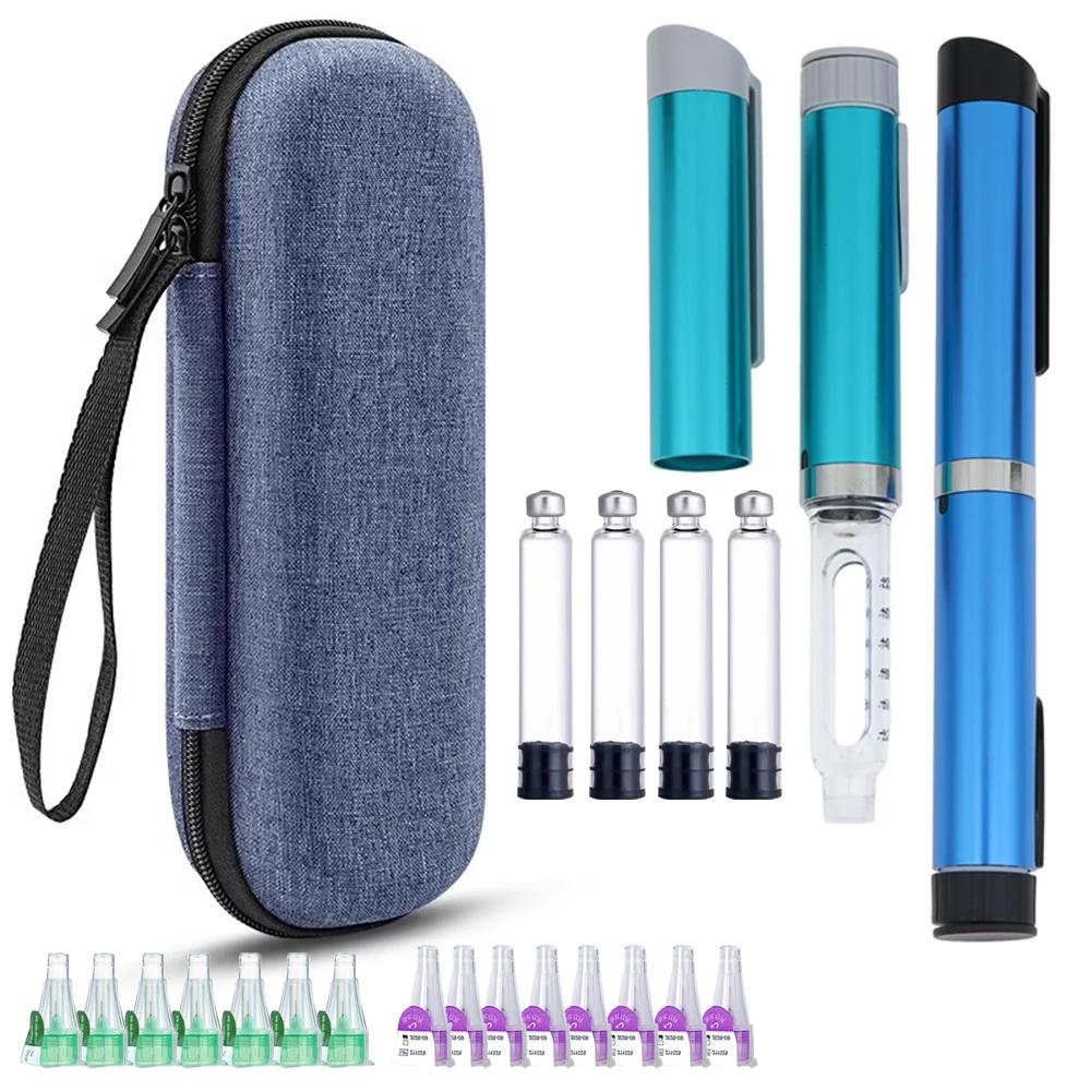 V3 Professional Insulin Injector Pen for Home Use - Durable Reusable Refillable Dose Injection for 3ML Cartridge