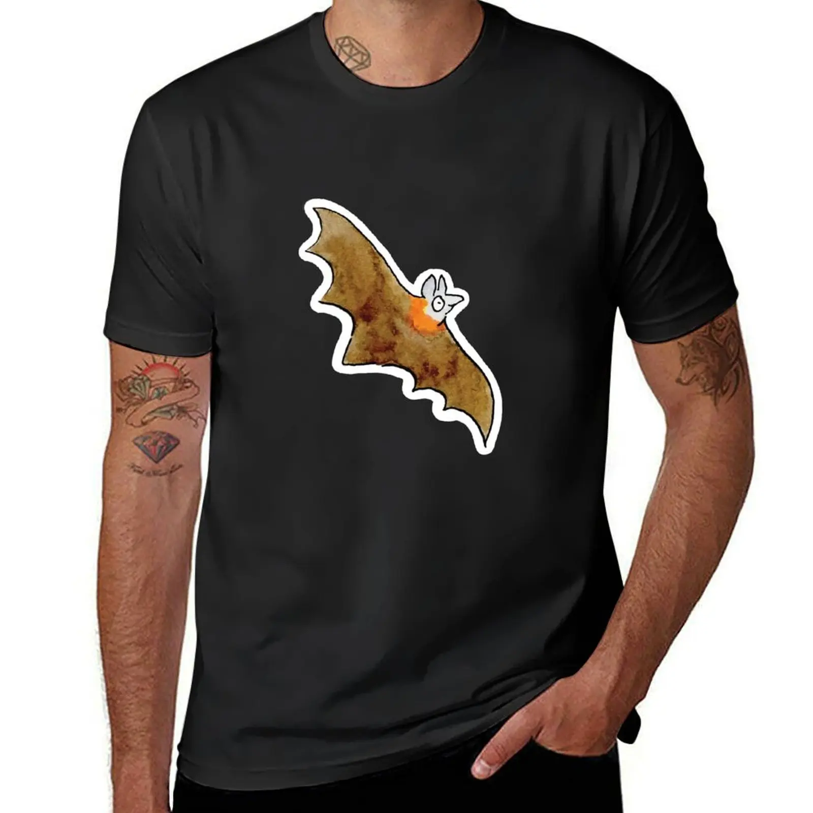 Grey-headed Flying Fox - Raising funds for Bat Conservation and Rescue Qld. Inc. T-Shirt summer tops mens plain t shirts