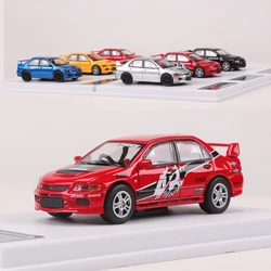 Lmlf-進化車モデル、1:64 lancer、合金