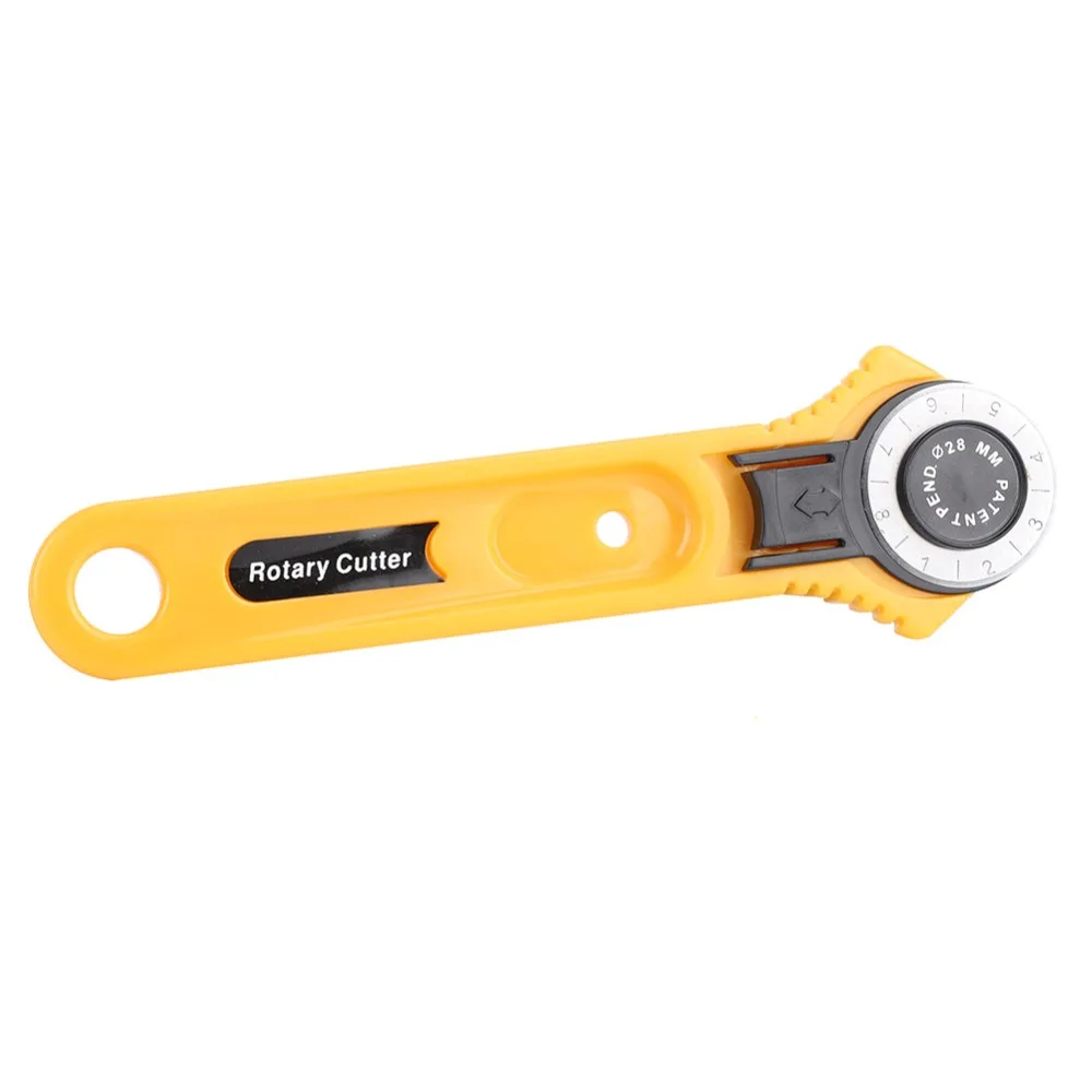 1pcs Cutting Tool 28mm Rotary Cutter Round Wheel Handheld Roller Wheel Cutter Cloth Cutter DIY Projects