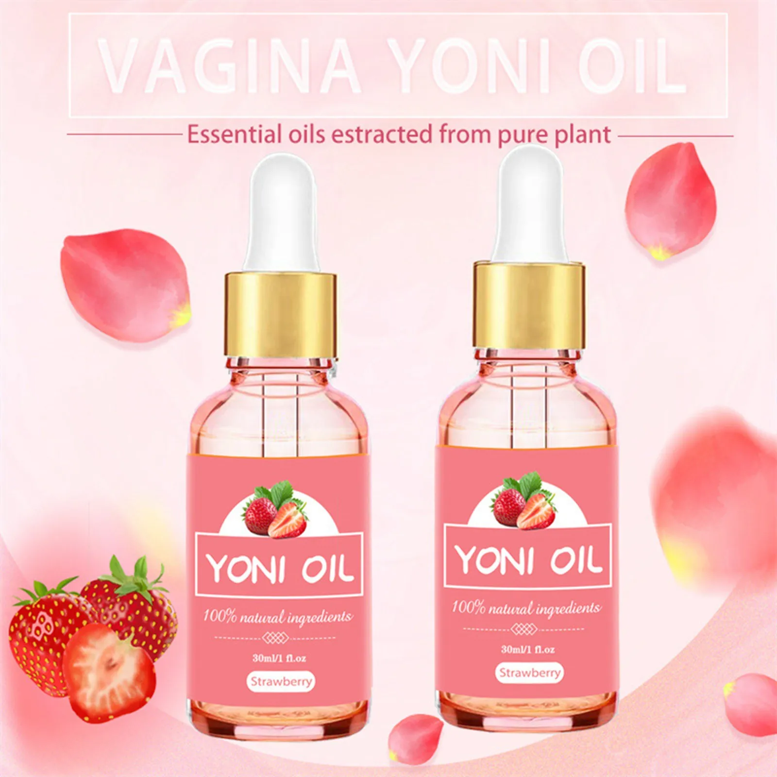 Female Private Part With Dropper Oil Body Oil Fills Skin With Sweet Brightens And Moisturizes Suitable For Girls And Ladies 30ml