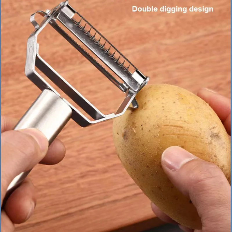 Stainless steel peeler Vegetable and Fruit peeler Potato slicer Carrot peeler Multi-functional kitchen tool