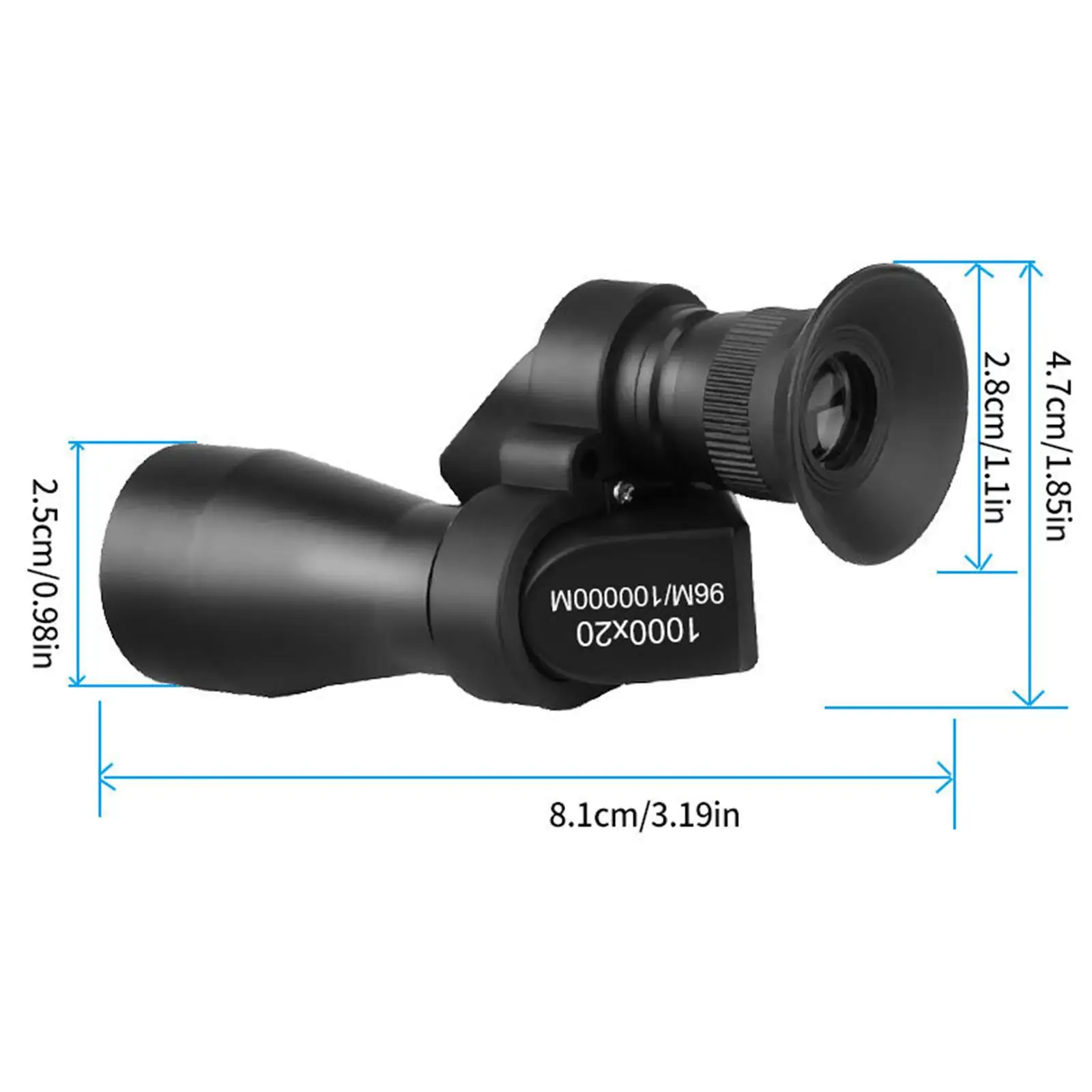 Handheld Pocket Monocular Compact Voor Buitendieren Multifunctioneel