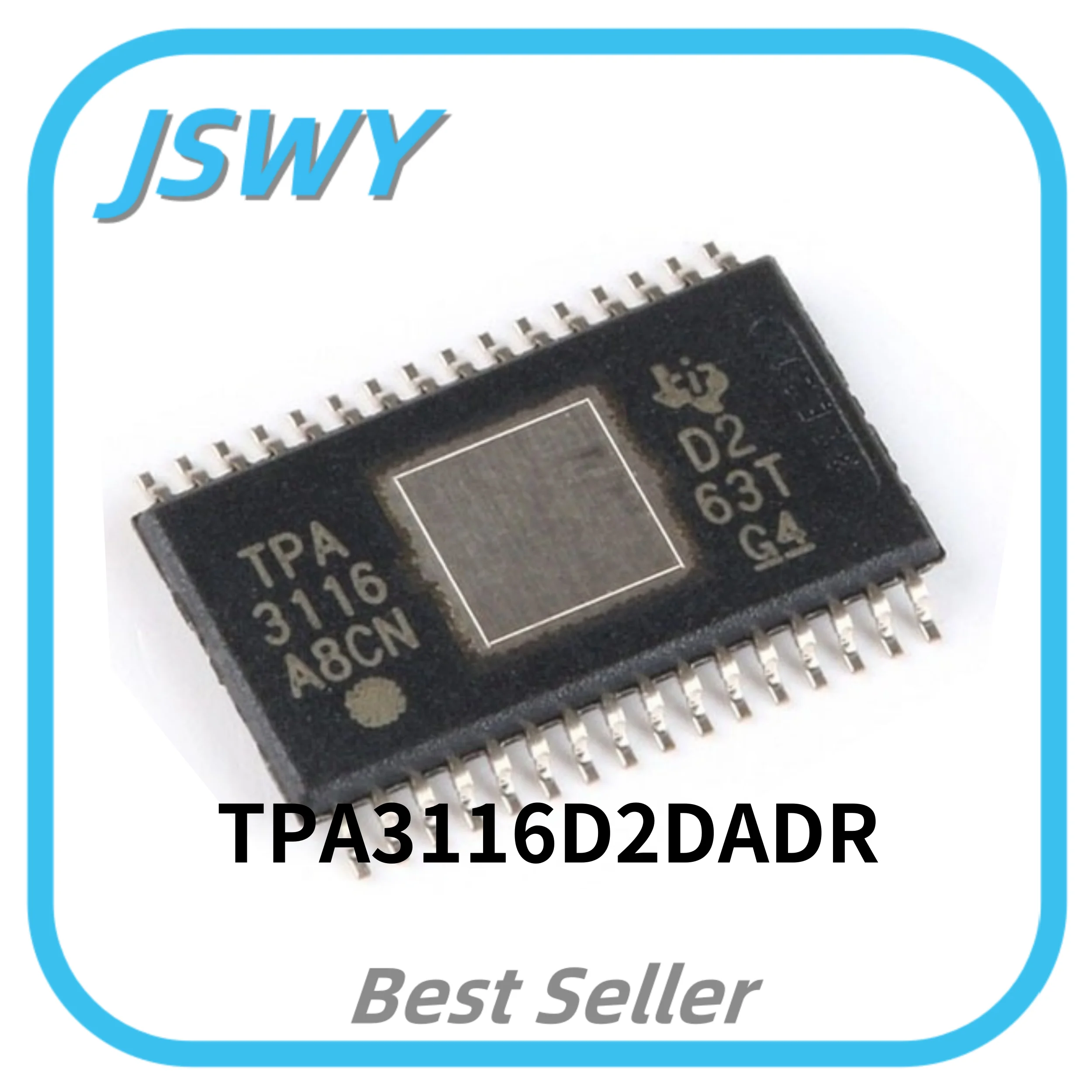 

5/30/50 pcs TPA3116D2DADR TPA3116 Class-D audio power amplifier chip brand new original