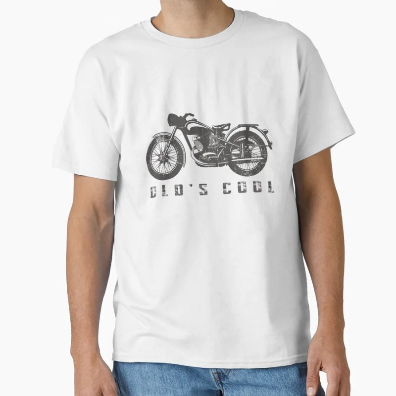 

Old's Cool vintage cafe race Funny road racer gift t shirt for Motocycle lover large size S-6XL tops 100% COTTON mens clothing