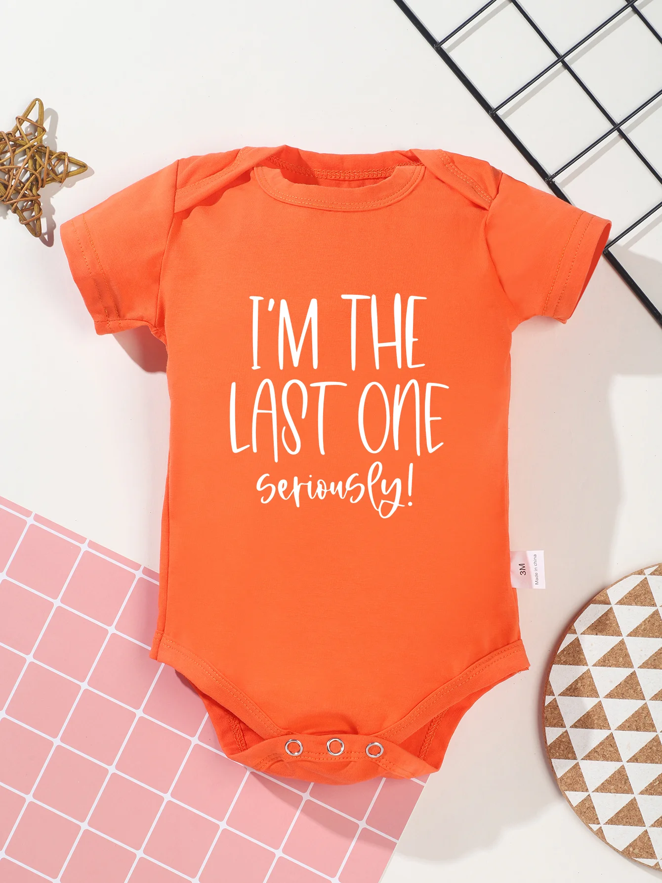 I\'m The Last One Seriously Print0-24M Cute Romper Toddler Infant Newborn Jumpsuit Baby Boy Girl Clothes Bodysuit New Style