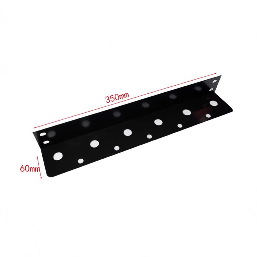 Black Hanging Board Tool Storage Organizer Compatible with Tool Carts for Home Garage Organization